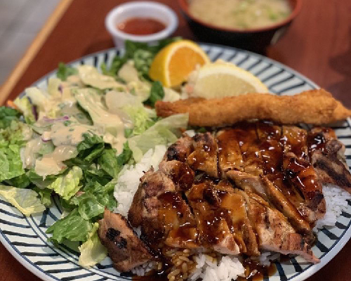 chicken teriyaki plate