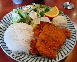 chicken katsu plate
